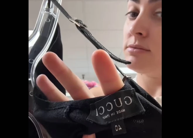"Es trīcu!" Sieviete lietoto preču veikalā atrod "Gucci" kleitu ar neticamu vērtību