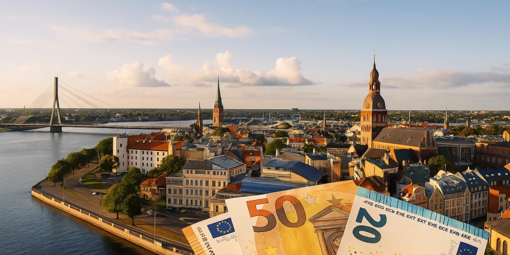 Нетто-зарплата в Латвии впервые превысила 1300 евро.