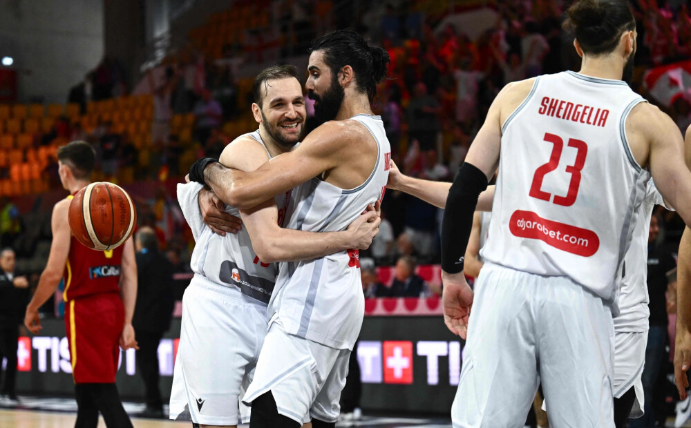 Gruzijas basketbolisti pārsteidz Eiropas čempionus spāņus; panākums arī Izraēlai