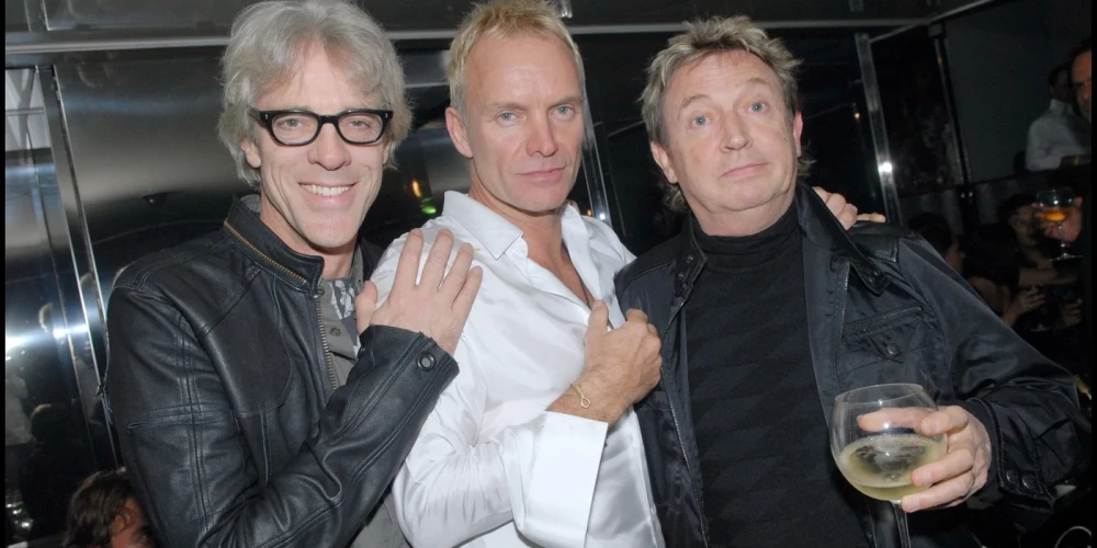 Бывшие коллеги по группе The Police - Энди Саммерс, Стинг и Стюарт Коупленд.