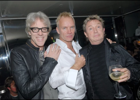 Бывшие коллеги по группе The Police - Энди Саммерс, Стинг и Стюарт Коупленд.