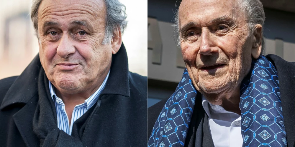 Mišels Platinī un Jozefs Blaters