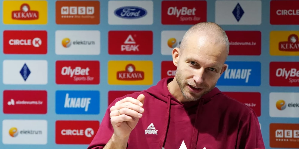 Latvijas vīriešu basketbola izlases galvenā trenera Lukas Banki asistents Artūrs Visockis-Rubenis