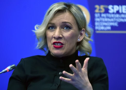 Krievijas Ārlietu ministrijas runassieva Marija Zaharova