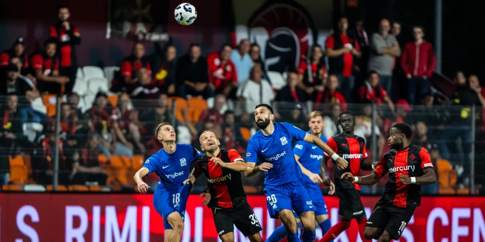RFS mērojas spēkiem ar Hamrunas "Spartans" (foto: Sanita Ieva Sparāne / FC RFS)