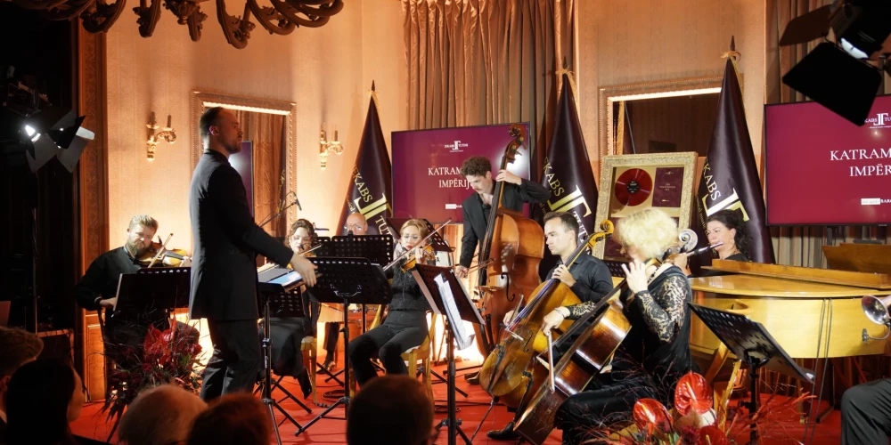 Jēkaba Tutiņa debijas albumu "Not Quite Baroque" prezentācija (foto: Mārtiņš Ziders)