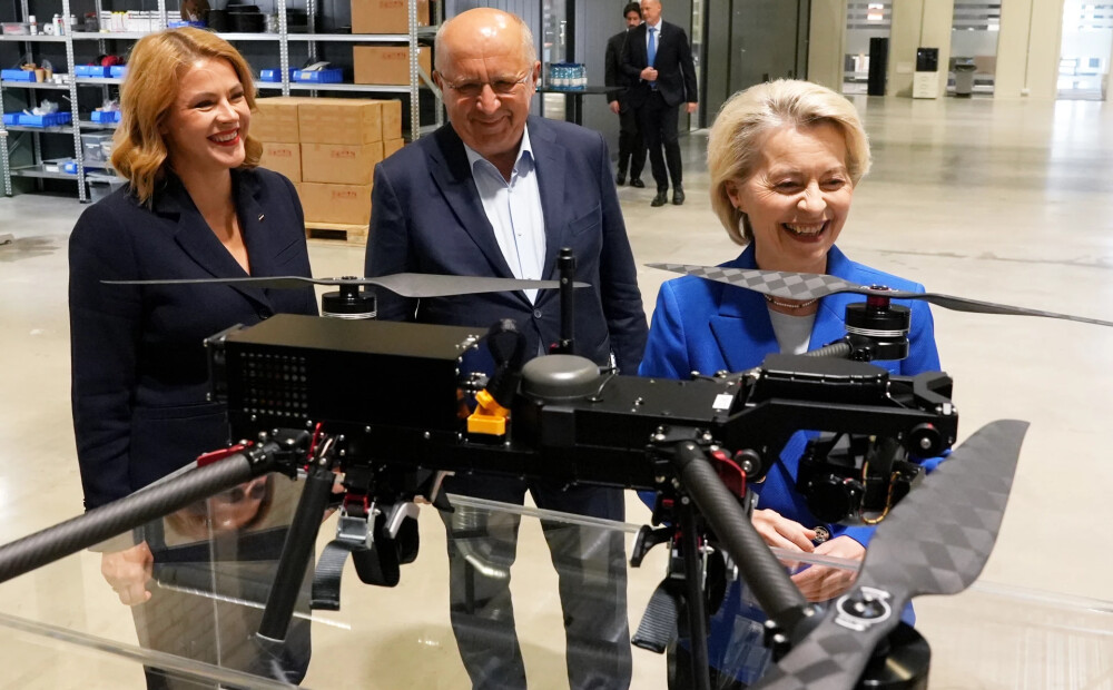 Urzula fon der Leiena: Latvija var kļūt par dronu lielvalsti