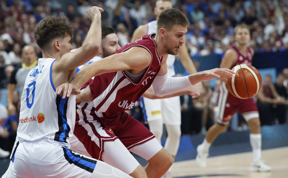 Latvijas basketbolisti rakstura cīņā nolauž sīkstos igauņus