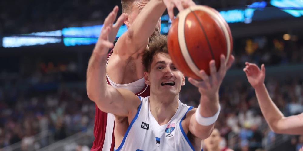 Igaunijas basketbola izlases uzbrucējs Henri Drells.