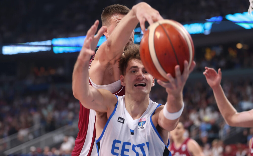 Igaunijas basketbolists Drells ir lepns par komandas cīņassparu