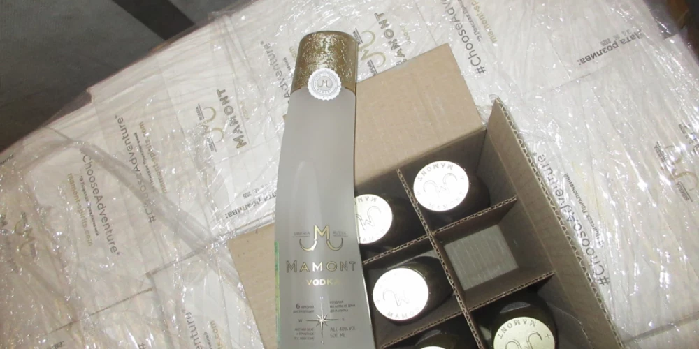 300 литров водки из России задержаны на границе с Латвией.