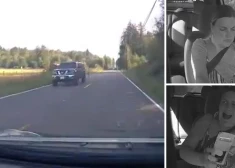 VIDEO: sieviete auto vadīšanas laikā raksta īsziņas. Kas gan varētu noiet greizi?