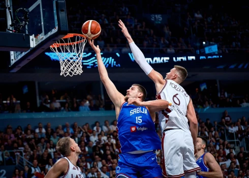 Latvijas basketbolisti spēlēja ar augstu pašatdevi, taču nedaudz pietrūka.