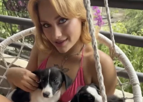 "OnlyFans" modele Marija Kovaļčuka.