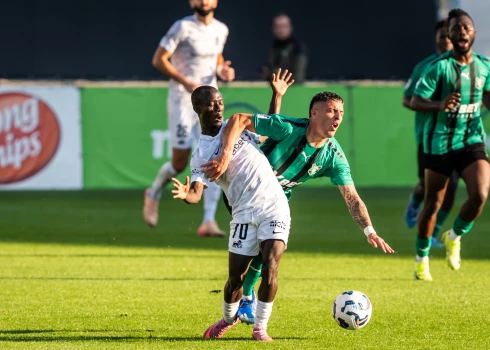 RFS mērojas spēkiem ar "Audu" (foto: Sanita Ieva Sparāne / FC RFS)