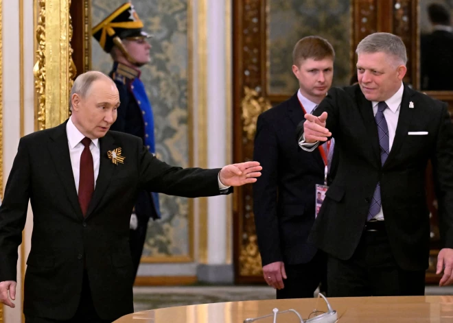 Putins grasās Ķīnā tikties ar Slovākijas premjerministru Fico