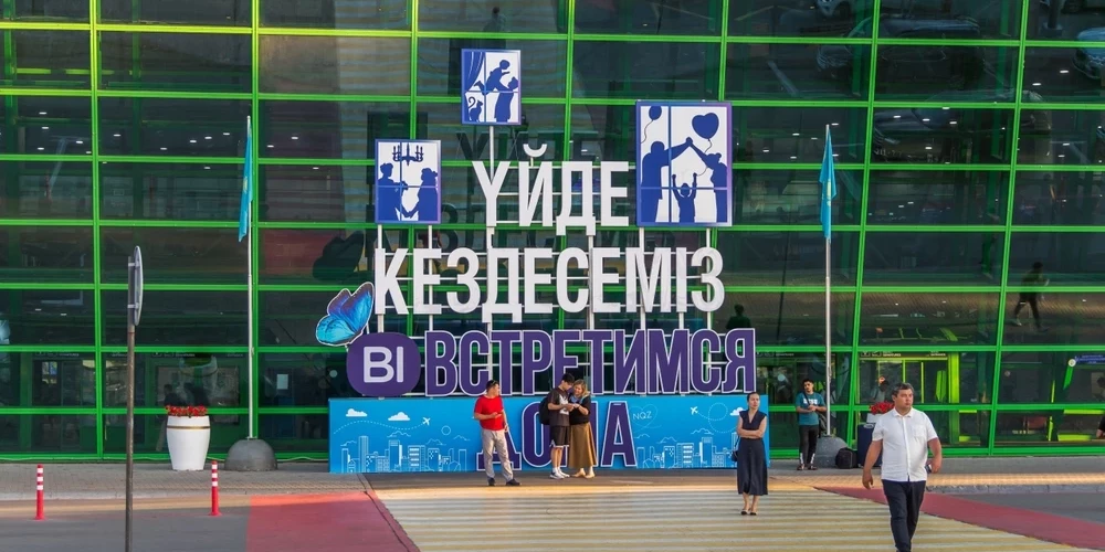 Русский язык в Казахстане везде.