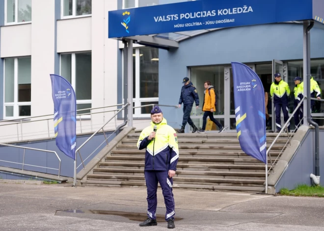 Valsts policijas koledžā mācības sācis līdz šim lielākais jauno kadetu skaits