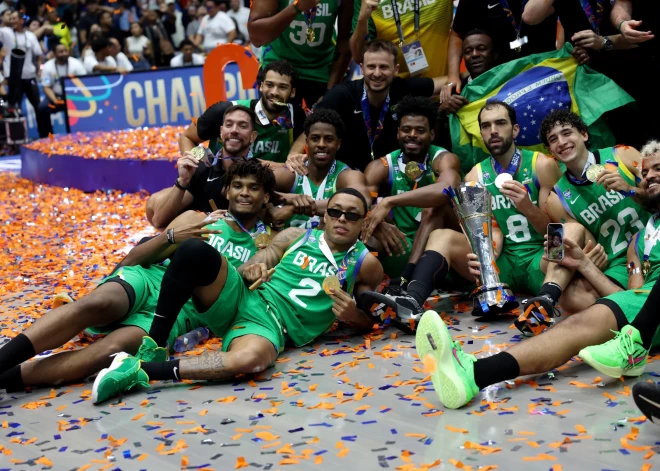 Amerikas kausa izcīņā basketbolā triumfē Brazīlijas izlase