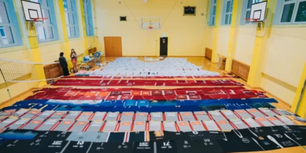 Pie Brīvības pieminekļa prezentēs pasaulē lielāko basketbola kreklu.