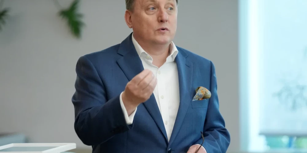 Президент Банка Латвии Мартиньш Казакс.