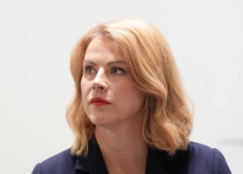 Ministru prezidente Evika Siliņa. 