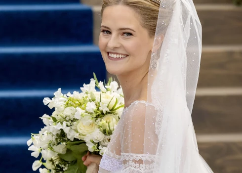 Wedding of Princess Marie Caroline of Liechtenstein and Leopoldo Maduro Vollmer at the cathedral in Vaduz.