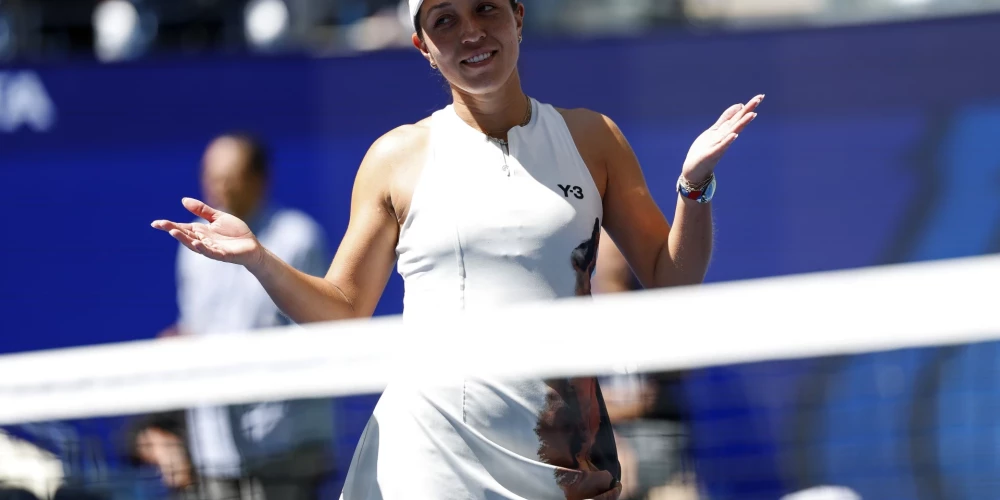 Džesika Pegula pēc uzvaras "US Open" ceturtdaļfinālā