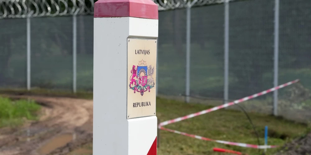 Latvijas-Krievijas robeža netālu no "Draudzības kurgāna" Ludzas novadā./Ilustratīvs attēls.