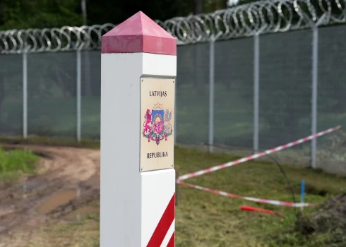 Latvijas-Krievijas robeža netālu no "Draudzības kurgāna" Ludzas novadā./Ilustratīvs attēls.