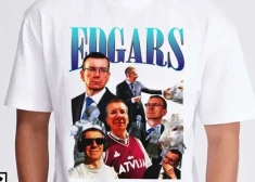 Starptautiskajā internetveikalu tirdzniecībā nonācis īpašs Edgara Rinkēviča T-krekls.