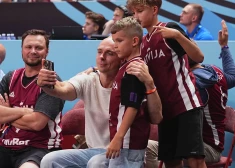 FOTO: Latvijas basketbola izlases spēli apmeklē izcili viesi – Vējonis, Rinkēvičs, Dons un  citas sabiedrībā zināmas personas