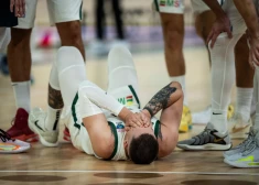 "Ko mēs gribam - palikt veseliem vai rezultātu?" Rims Kurtinaitis dusmīgi atbild par traumu lazareti Lietuvas izlasē