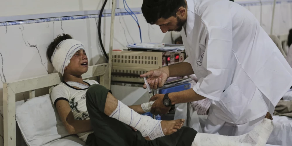 Zemestrīcē ievainojumus guvis puisītis. 