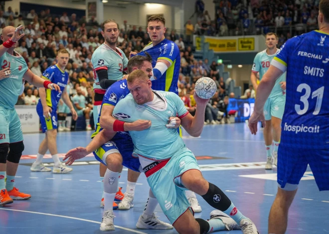 Dainis Krištopāns gūst trīs vārtus, viņa "Melsungen" neveiksmīgi sākusi Vācijas handbola bundeslīgu
