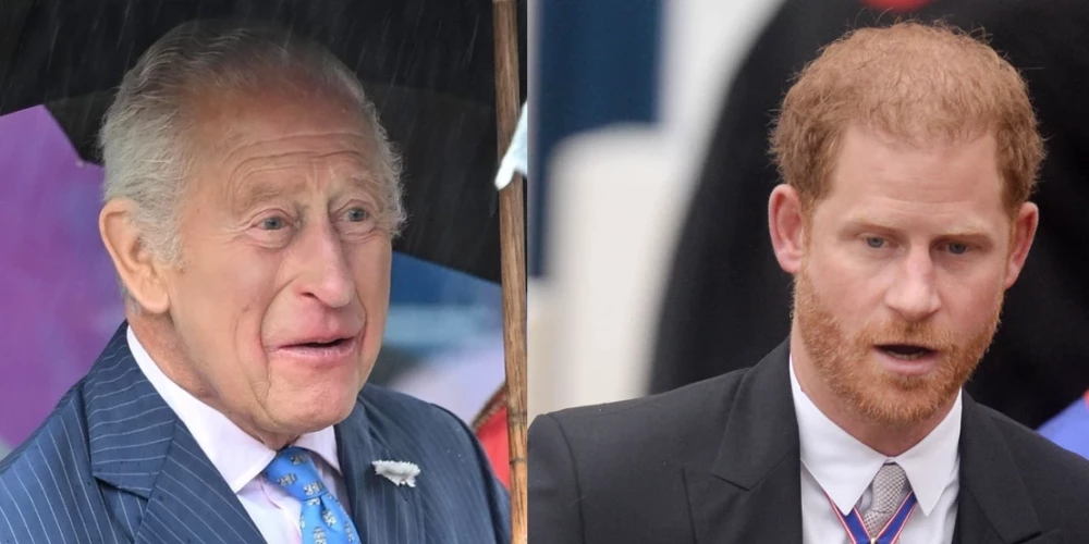 Ilgi gaidīta tikšanās? Princis Harijs un karalis Čārlzs varētu satikties pēc karalienes Elizabetes piemiņas dienas.