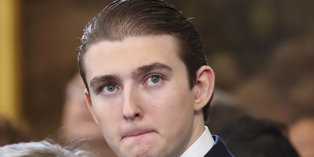 Donalds Tramps izvēlējies neparastus vārdus, lai raksturotu dēlu Baronu.