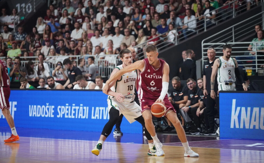 Derbijs, kas komentārus neprasa: Latvijai Eiropas čempionātā astotdaļfinālā duelis pret Lietuvu