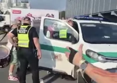 Перед решающим матчем против Литвы полиция оштрафовала фанатов сборной Латвии