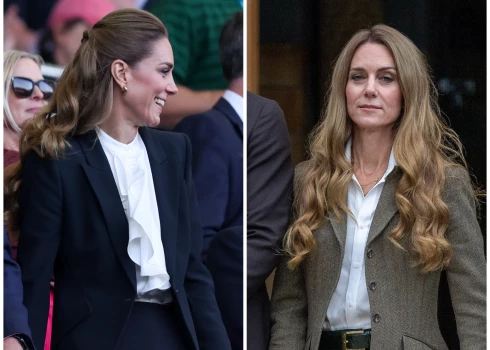 Iespējams, princese Keita atgriezusies pie sev raksturīgā brūnā matu toņa.