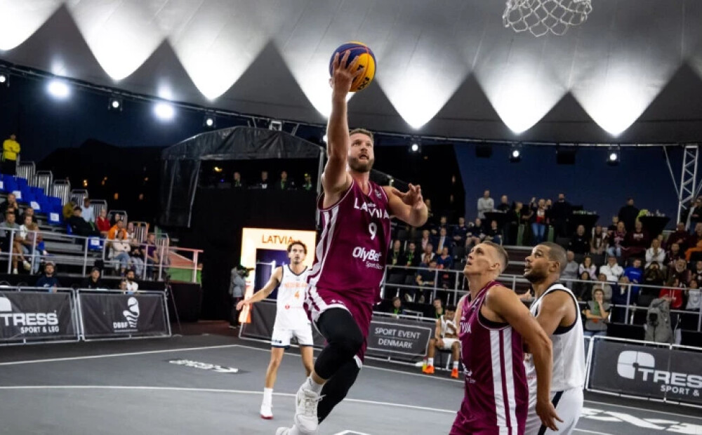 Latvijas 3x3 izlase iekļūst Eiropas kausa pusfinālā. Noskaidrota arī Latvijas pretiniece