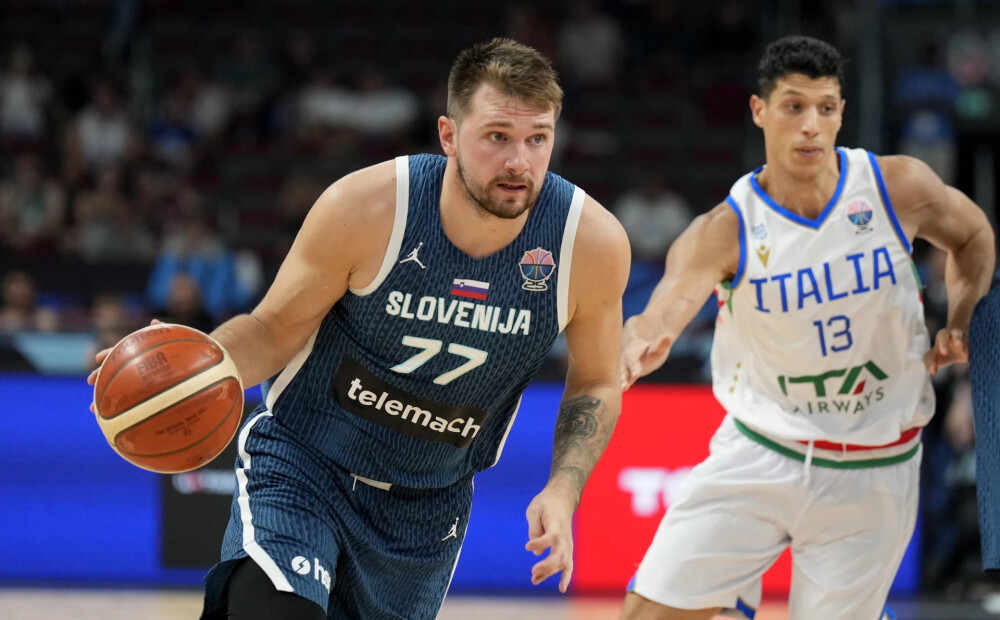 Dončičs plosās kā zvērs, taču Slovēnija gandrīz izsēj milzīgo pārsvaru pār Itāliju Eiropas čempionāta astotdaļfinālā