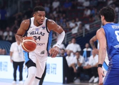 Jannis Adetokunbo lielisks Grieķijas uzvarā pār Izraēlu pēdējā Eiropas basketbola čempionāta astotdaļfinālā