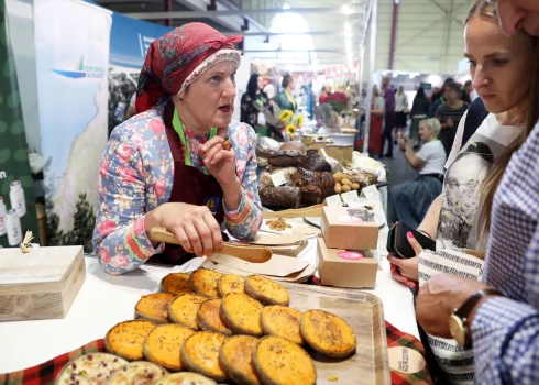 Sklandrauši izstādē "Riga Food" izstāžu centrā Ķīpsalā