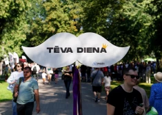 Tēva diena Rīgā: gājiens, koncerts un daudzveidīgas aktivitātes