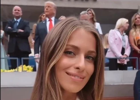 София побывала на Открытом чемпионате США по теннису, где также был и Дональд Трамп.