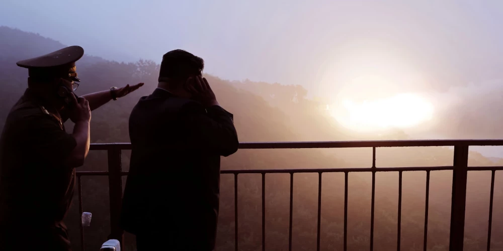 Ziemeļkoreja paziņo par jaudīga raķešu dzinēja izmēģinājumu.