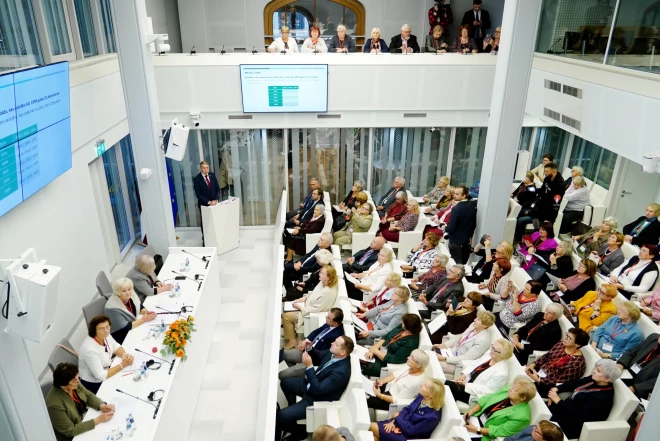 Pērn Saeimā notika pirmā Senioru diena, bet šogad jau otrā.