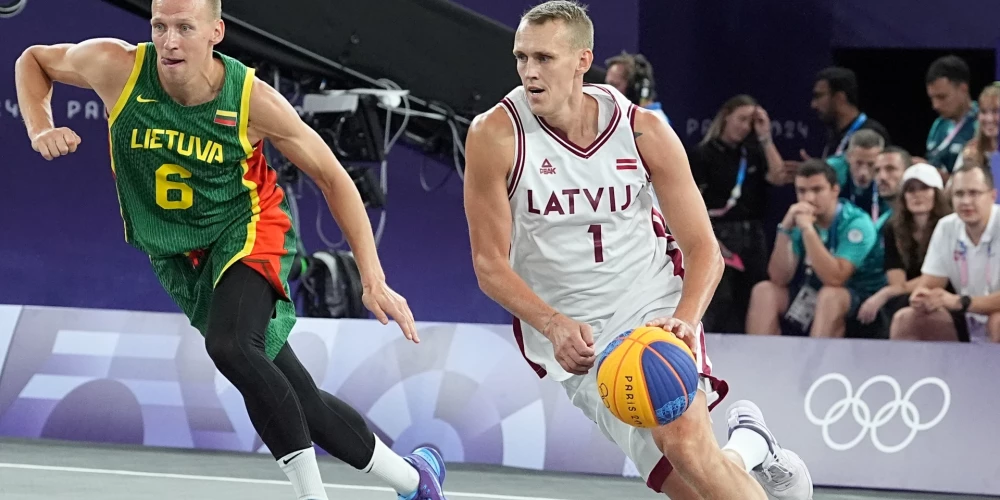 3x3 basketbola spēle starp Latvijas un Lietuvas valstsvienībām 2024.gada vasaras olimpiskajās spēlēs.