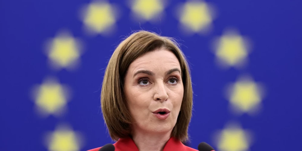 Moldovas prezidente Maija Sandu.
